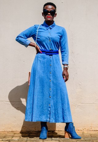 VINTAGE 90'S DENIM DRESS