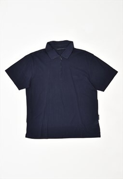 Vintage Valentino Polo Shirt Navy Blue