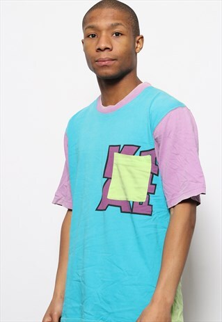 VINTAGE KAPPA T-SHIRT BLUE