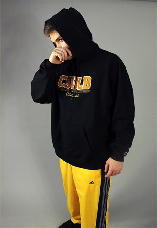 CHAMPION HOODIE IN BLACK