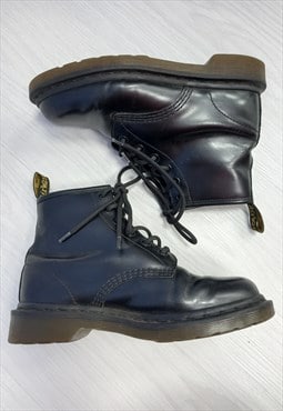 Dr Martens Boots Black Leather Lace-Up