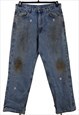 VINTAGE 90'S CARHARTT JEANS / PANTS LIGHT WASH DENIM