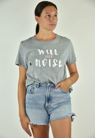 VINTAGE 90'S UNDER ARMOUR GREY SHIRT LARGE
