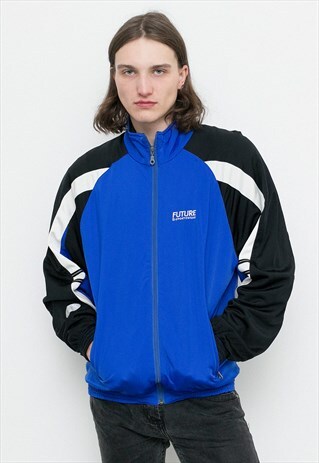VINTAGE BLUE TRACK JACKET