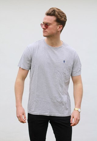 RALPH LAUREN POLO USA ASH GREY T SHIRT