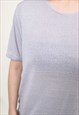 90S PULLOVER KNIT BLOUSE, VINTAGE MINIMALIST KNITTED BLOUSE 