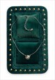 VINTAGE GIVENCHY NECKLACE SPELLOUT FAUX GEM CHAIN