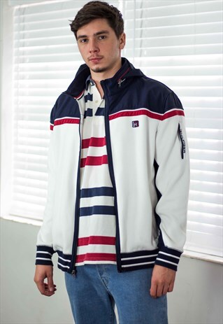 VINTAGE TOMMY HILFIGER JACKET LOGO 90S XL 35.1