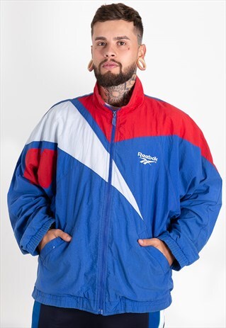 VINTAGE 80S REEBOK SHELL SPORT JACKET /S0154