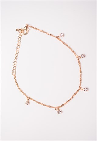 PRELOVED GOLD TONE ANKLET