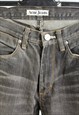 VINTAGE ACNE JEANS DENIM CASUAL TROUSERS JEANS GREY