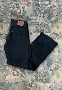 Vintage Men's Black Levi's Denim Jeans