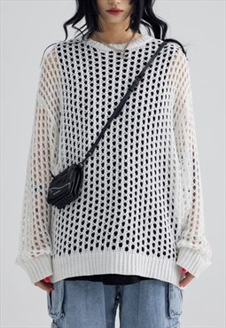 Women's Cutout Fashion Knit Sweater S VOL.4