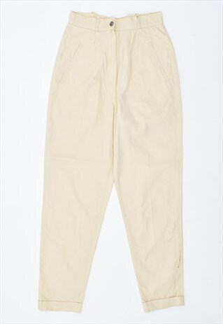 VINTAGE 90'S CHINO TROUSERS YELLOW