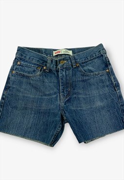 Vintage Levi's 514 Low Rise Denim Shorts Blue W28 BV18226