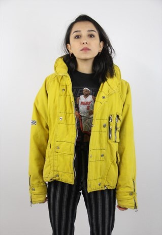 VINTAGE AMAZING 90'S MUSTARD HEAVY JACKET