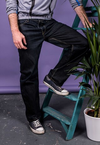 VINTAGE LEVI'S 503 JEANS IN BLUE DENIM