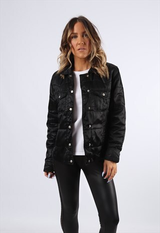 QUILTED JACKET TOMMY HILFIGER SPORTSWEAR UK 12 (L84H)