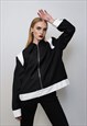 FORMAL VARSITY JACKET GOING OUT BOMBER  JACKET IN BLACK