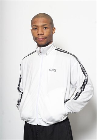 VINTAGE DIADORA TRACK JACKET WHITE