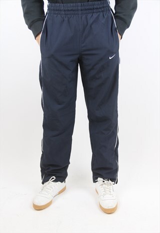 VINTAGE NIKE NAVY TRACKSUIT BOTTOMS