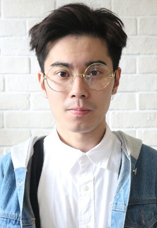 SHALEX GOLD ROUND GLASSES
