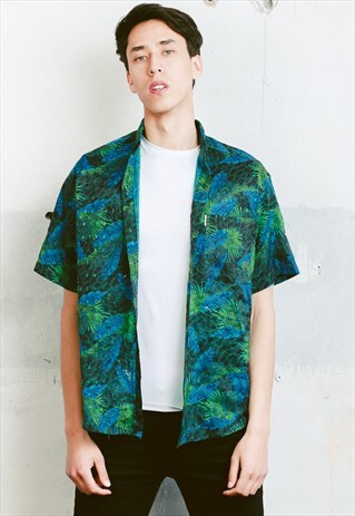 VINTAGE 90S PATTERNED OXFORD SHIRT