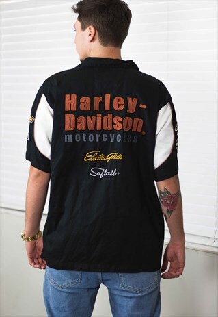 VINTAGE HARLEY DAVIDSON SHIRT LOGO 90S XL 13.1