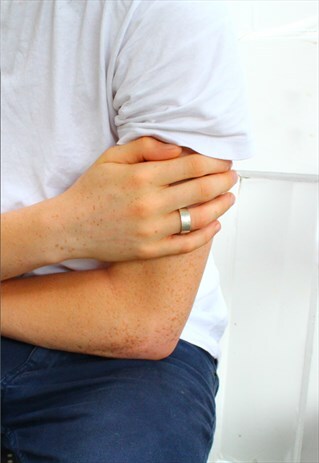 CHUNKY STERLING SILVER CUFF RING