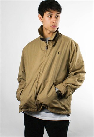 RALPH LAUREN POLO 1990S HARRINGTON JACKET / COAT
