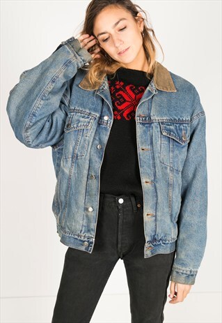 VINTAGE 80S WRANGLER WINTER BLANKET JACKET / R3120C402