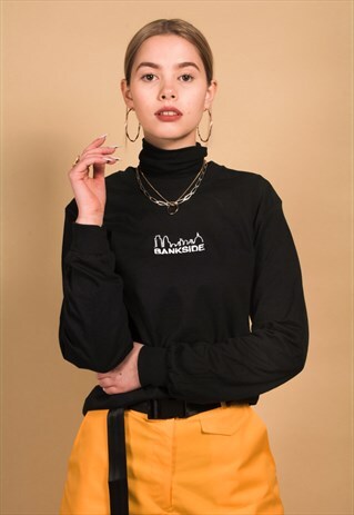 BLACK SKYLINE SLEEVE LONG