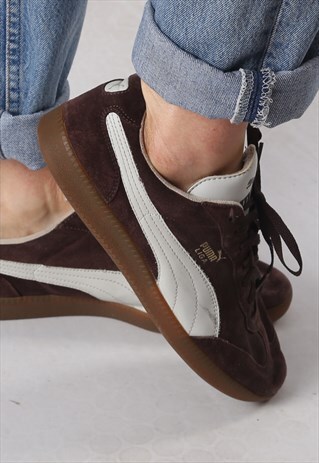 PUMA LIGA SUEDE TRAINERS UK 8, (C4E)