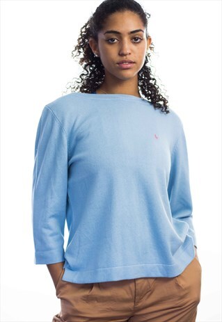 VINTAGE POLO RALPH LAUREN LOGO CASHMERE BLEND JUMPER XL 6.6