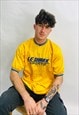 Vintage Size M Le Shark T Shirt in Yellow