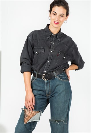 VINTAGE 80'S LEVI'S DENIM SHIRT / 0094 / 901