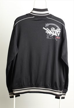Vintage Reebok Sportswear Track Jacket Logo Black