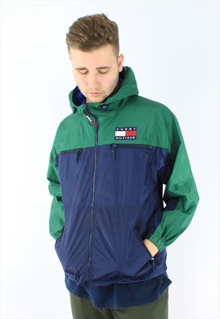TOMMY HILFIGER VINTAGE FULL-ZIP ANORAK JACKET