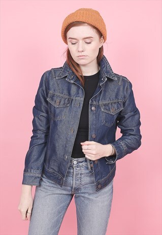 VINTAGE BURBERRY DENIM JACKET /R7006