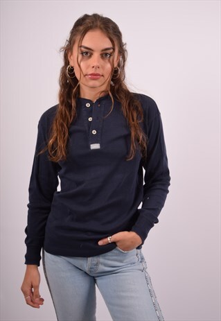VINTAGE LEVI'S TOP LONG SLEEVE BLUE