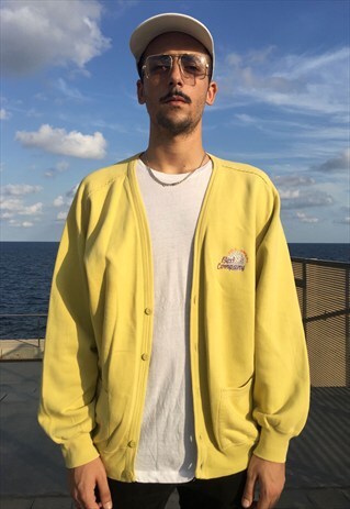 VINTAGE GOLF CLUB CARDIGAN JACKET 80S