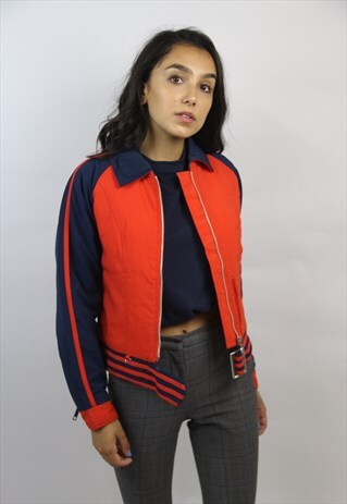 VINTAGE ADIDAS RED PADDED JACKET
