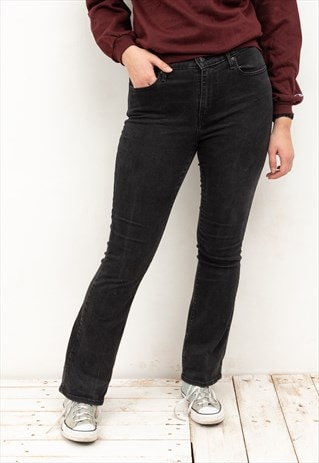 Slimming W31 L32 Bootcut Jeans Denim Pants Trousers Vintage