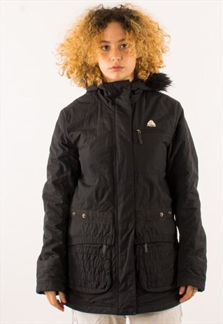 VINTAGE ACG NIKE BLACK LONG JACKET COAT