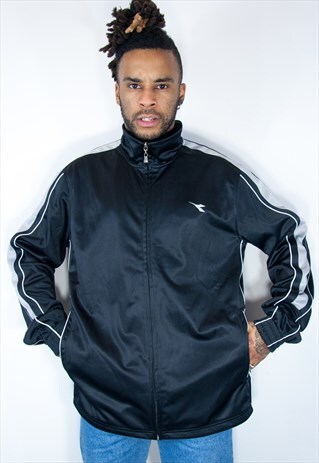DIADORA VINTAGE JACKET BLACK