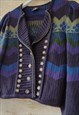 VINTAGE AUSTRIAN TRACHTEN WOOL CARDIGAN