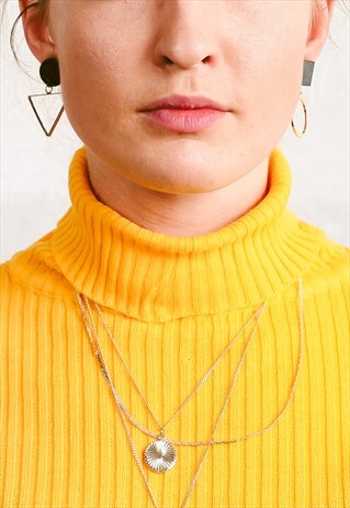 GEOMETRIC MISMATCHED EARRINGS