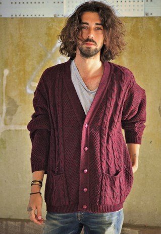 VINTAGE / PATTERNED / CARDIGAN