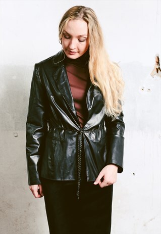 VINTAGE BLACK VINYL JACKET