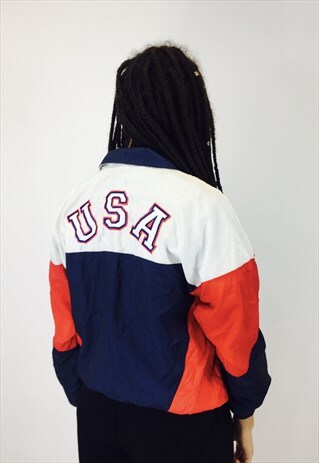 VINTAGE USA WINDBREAKER JACKET